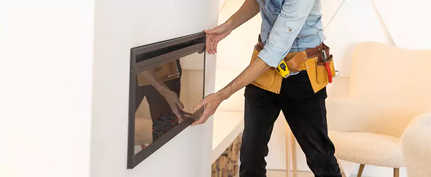 Metal Fireplace Installation in West Sacramento, California