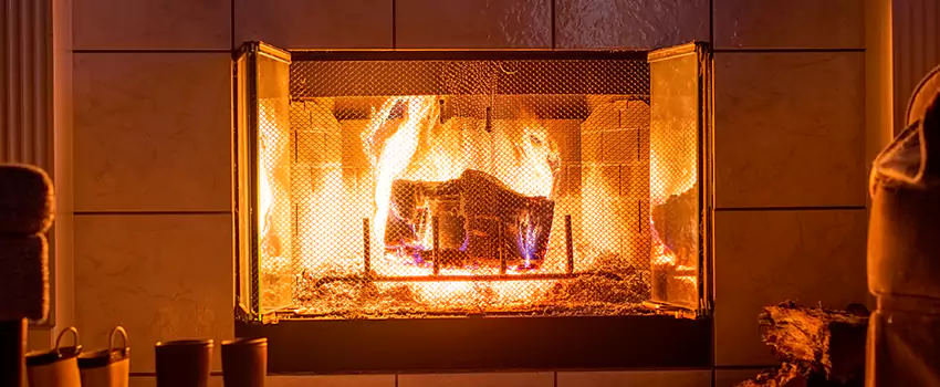 Mendota Hearth Landscape Fireplace Installation in West Sacramento, California