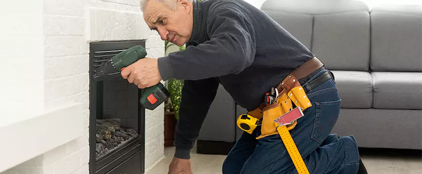 New Indoor Fireplace Installation in West Sacramento, California