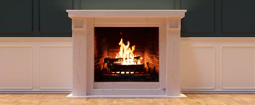Open Flame Wood-Burning Fireplace Installation Services in West Sacramento, California